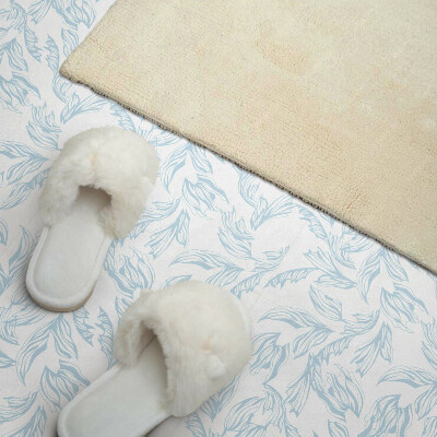 Carreaux pvc Motif de feuilles florales