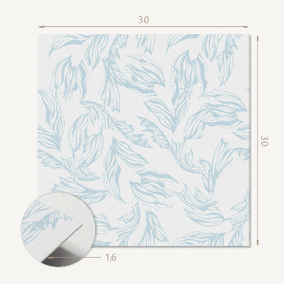Carreaux pvc Motif de feuilles florales