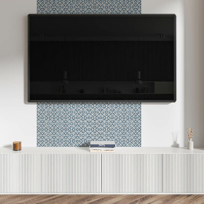 Carreaux vinyle Composition florale avec ornements