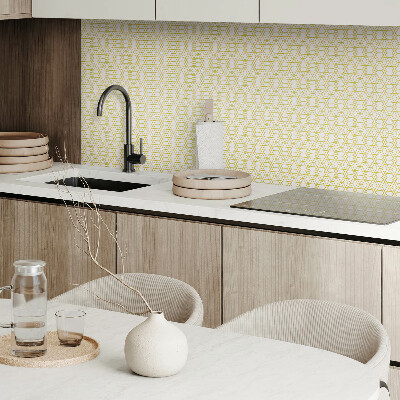 Carreaux de vinyle auto-adhésifs Harmonie des formes régulières dans le design