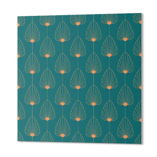 Carreaux pvc Feuilles rondes dans une composition harmonieuse