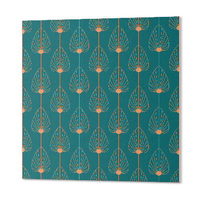 Carreaux pvc Feuilles rondes dans une composition harmonieuse