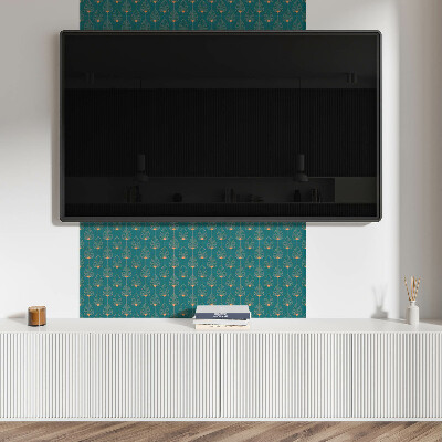 Carreaux pvc Feuilles rondes dans une composition harmonieuse