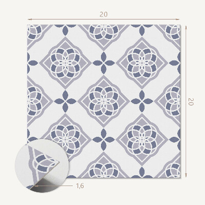 Carreaux vinyle Motif géométrique moderne en losange