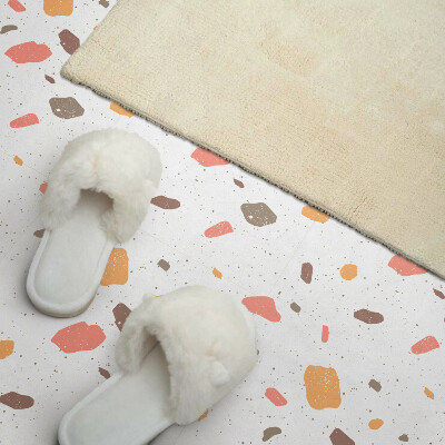 Carreaux vinyle Motif à pois de style abstrait