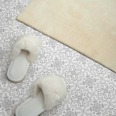 Carreaux vinyle Ornements à motif floral