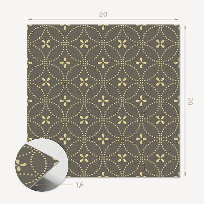 Carreaux pvc Des accents floraux délicats