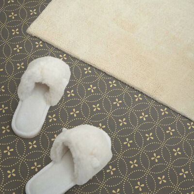Carreaux pvc Des accents floraux délicats