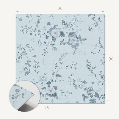 Carreaux de vinyle auto-adhésifs Motif floral
