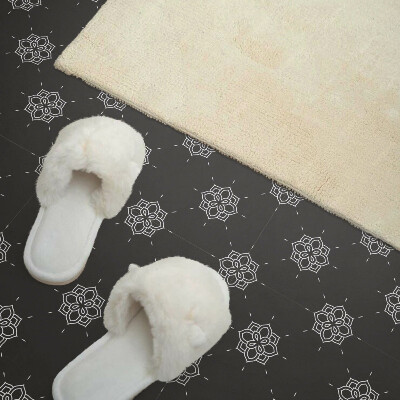 Carreaux de vinyle auto-adhésifs Conception florale