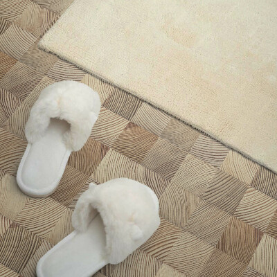 Carreaux vinyle Nuances de bois dans l'agencement