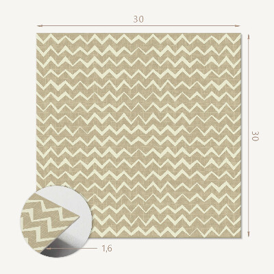 Carreaux pvc Motif en zigzag sur la structure