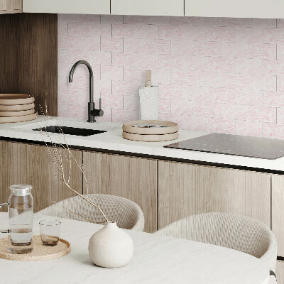 Carreaux de vinyle auto-adhésifs Des vagues élégantes dans un motif marbré