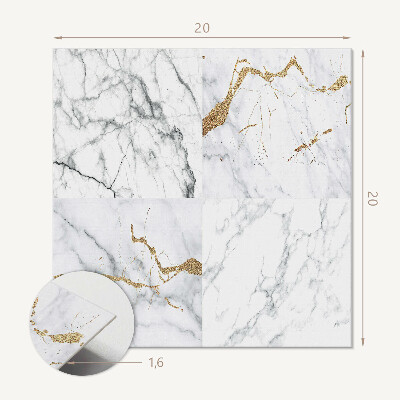 Carreaux pvc Motifs en marbre avec des veines subtiles