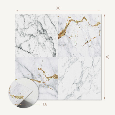 Carreaux pvc Motifs en marbre avec des veines subtiles