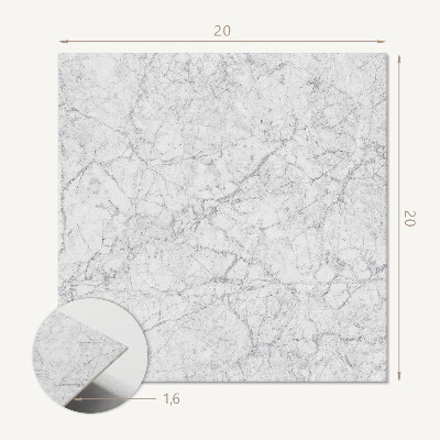 Carreaux vinyle Motif avec des accents de marbre