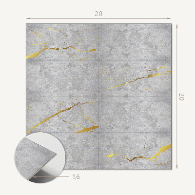 Carreaux vinyle Marbre élégant dans une version élégante