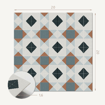 Carreaux pvc Motif de carreaux géométriques