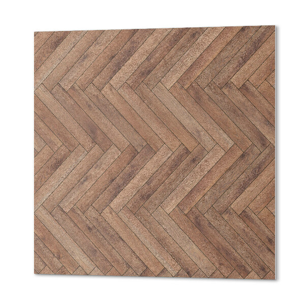 Carreaux pvc Motif à chevrons composé de planches