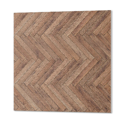 Carreaux pvc Motif à chevrons composé de planches