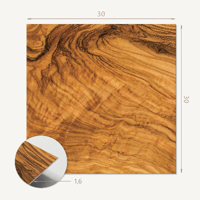 Carreaux de vinyle auto-adhésifs Motif organique en bois