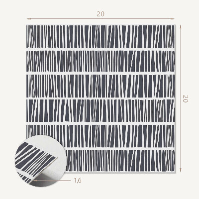 Carreaux pvc Motif avec des lignes dynamiques