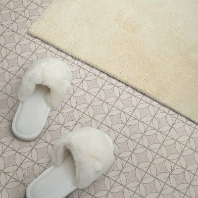 Carreaux vinyle Géométrie avec des cercles dans une version moderne