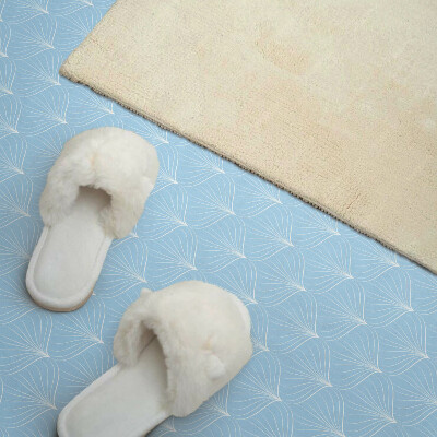 Carreaux vinyle Des vagues dans un motif doux