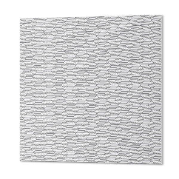 Carreaux pvc Motif de feuille dans une disposition hexagonale