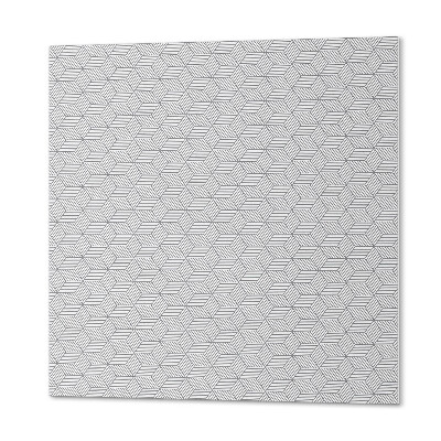 Carreaux pvc Motif de feuille dans une disposition hexagonale
