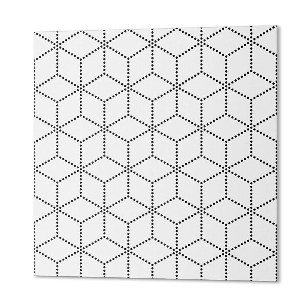 Carreaux vinyle Motif à pois de style hexagonal