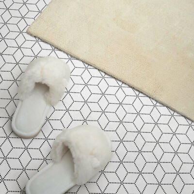 Carreaux vinyle Motif à pois de style hexagonal