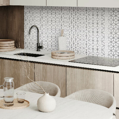 Carreaux vinyle Motif à pois de style hexagonal