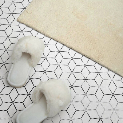 Carreaux vinyle Motif à pois de style hexagonal