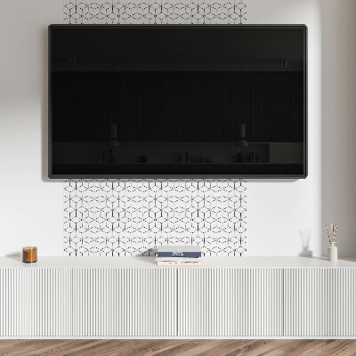 Carreaux vinyle Motif à pois de style hexagonal