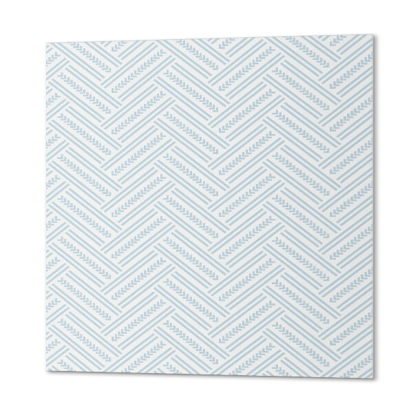 Carreaux de vinyle auto-adhésifs Motif en zigzag avec détails linéaires