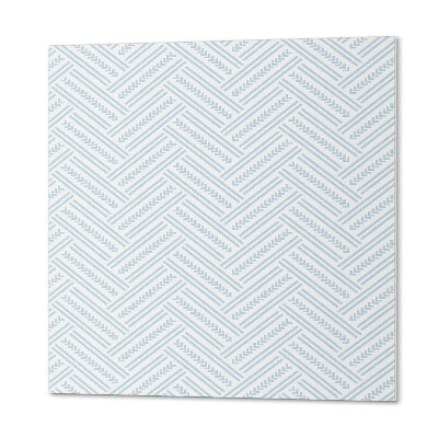 Carreaux de vinyle auto-adhésifs Motif en zigzag avec détails linéaires