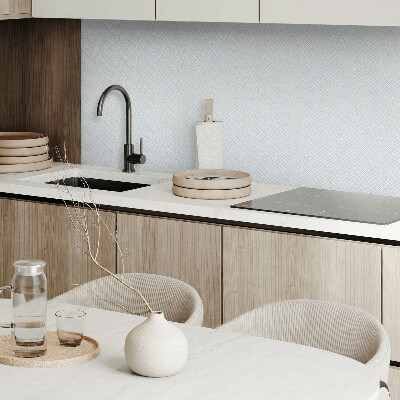 Carreaux de vinyle auto-adhésifs Motif en zigzag avec détails linéaires