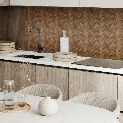 Carreaux vinyle Motif de planche à chevrons