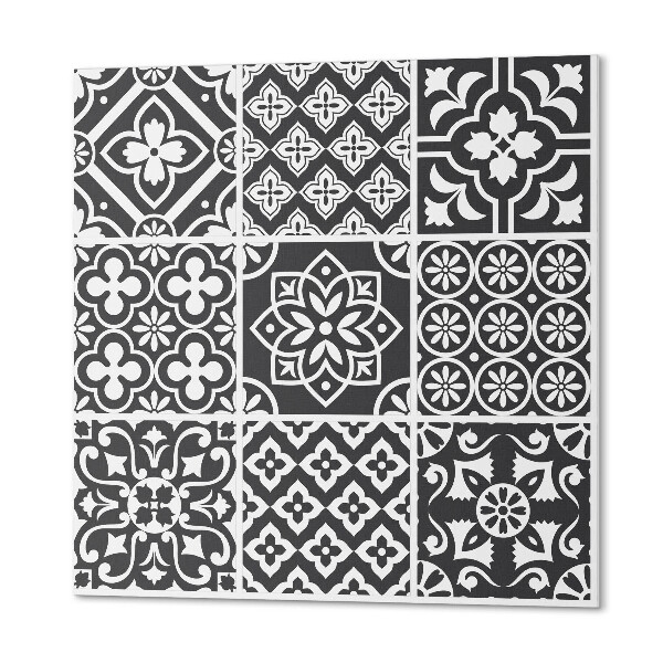 Carreaux vinyle Motifs carrelés dans un style géométrique