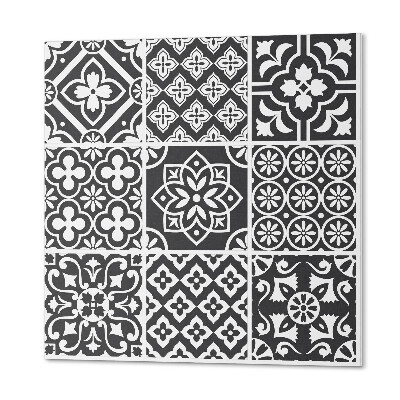 Carreaux vinyle Motifs carrelés dans un style géométrique