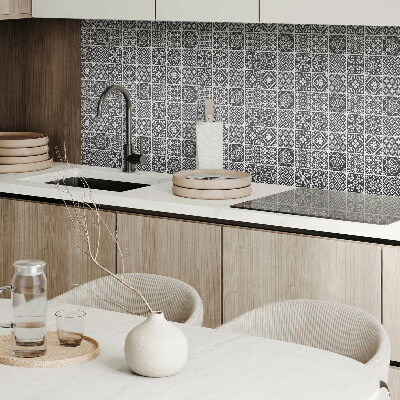 Carreaux vinyle Motifs carrelés dans un style géométrique