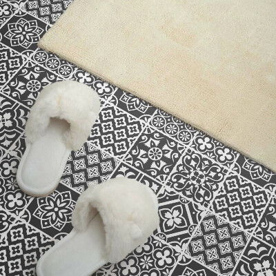 Carreaux vinyle Motifs carrelés dans un style géométrique