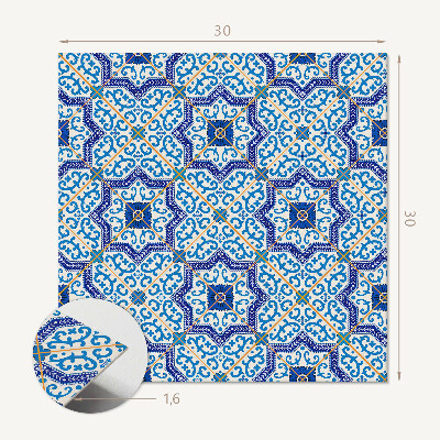 Carreaux de vinyle auto-adhésifs Motifs décoratifs de style ornemental