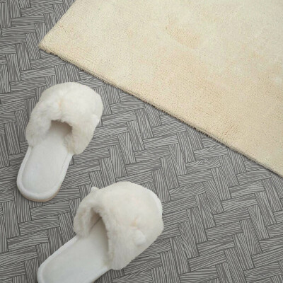 Carreaux de vinyle auto-adhésifs Motif de tissage en bois