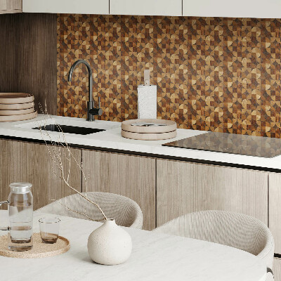 Carreaux vinyle Géométrie en forme de bois naturel