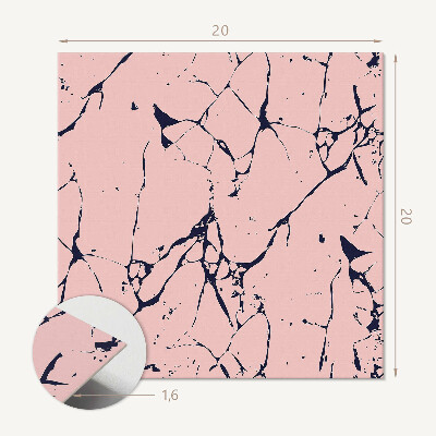 Carreaux de vinyle auto-adhésifs Un élégant motif abstrait en marbre