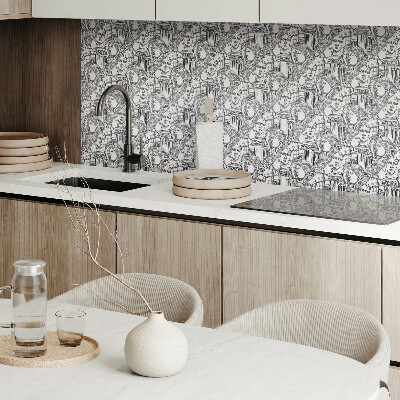 Carreaux pvc Motif avec des sculptures traditionnelles