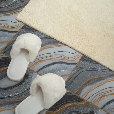 Carreaux pvc Ondes abstraites avec rayonnement