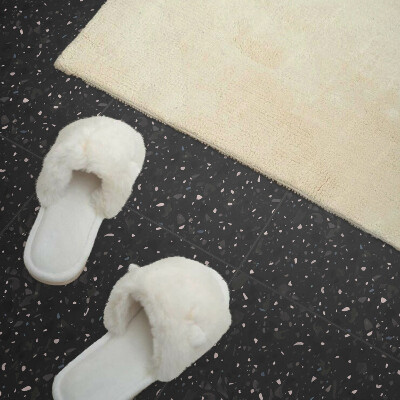 Carreaux vinyle Terrazzo abstrait dans un style moderne